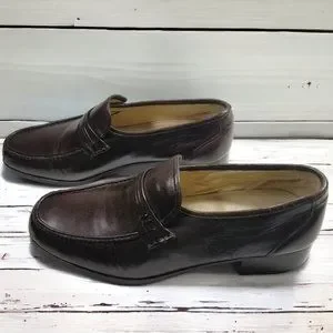 Italian Dress Loafers Handmade Hand-Stitched Calzoleria Toscana Venetian S-9 1/2 H311 Calzoleria Toscana Venetian Dress Loafer - Toscana USA main image 3